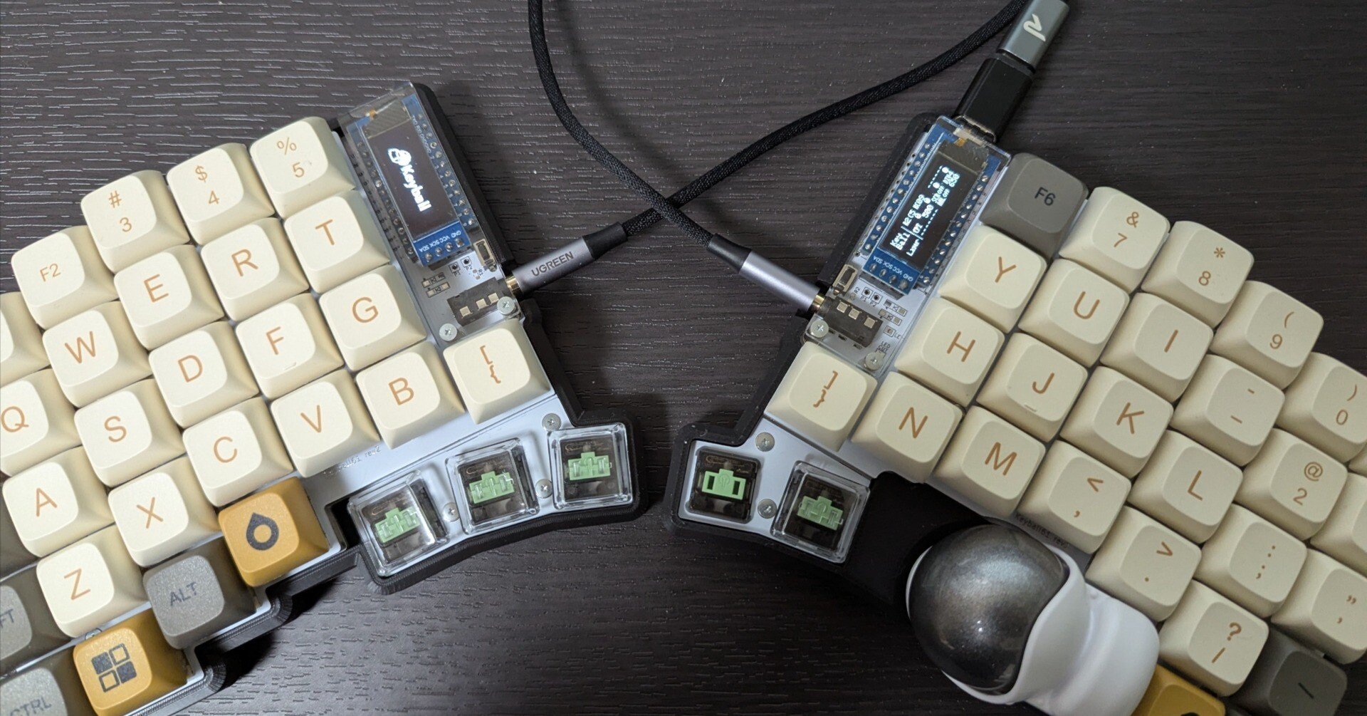 【新品】Keyball61 (改) 有線 自作キーボード Vial対応 Keyball61 (改) 有線 自作キーボード Vial対応