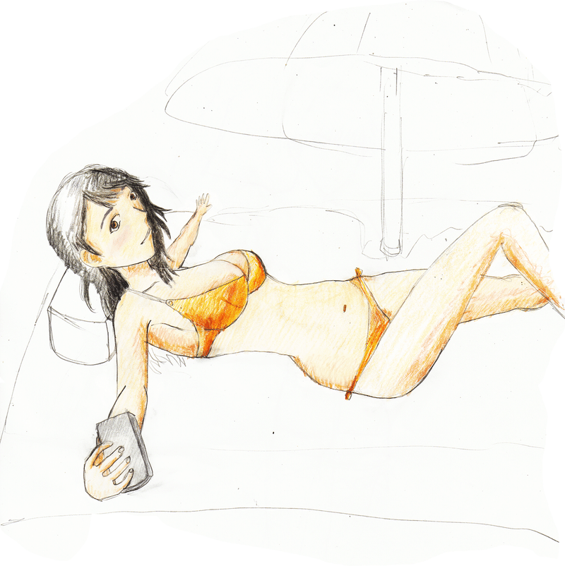 水着女の子イラストまとめ 黒リンゴ Note