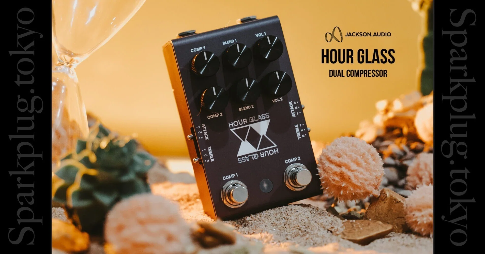 伝説的OTAアナログ回路搭載コンプレッサー「Jackson Audio HOUR GLASS