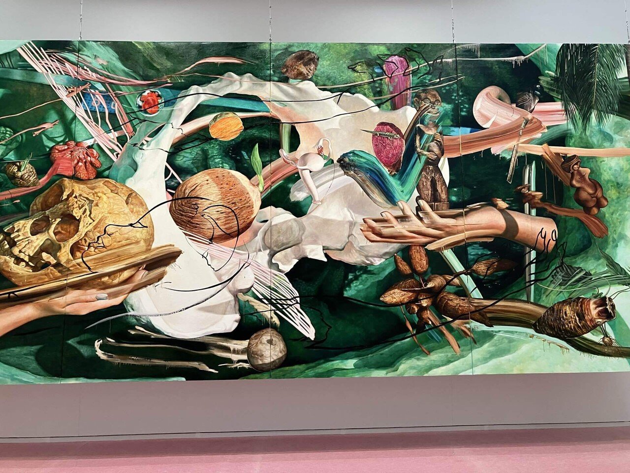 ★るいるい★絵画４点 楽天市場】四重奏 くりのきはるみ (栗乃木ハルミ) 縦長タイプ XLサイズ