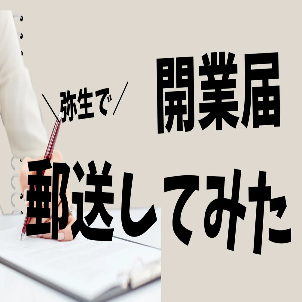 弥生のかんたん開業届を使ってみた】作成の手順を徹底解説！｜ビビ