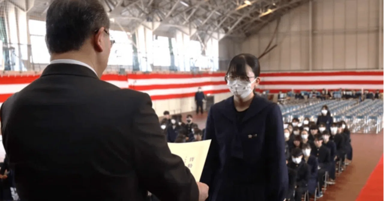 2025.2.28 皆勤賞・部活動奨励賞の表彰式が行われました｜花巻北高等学校