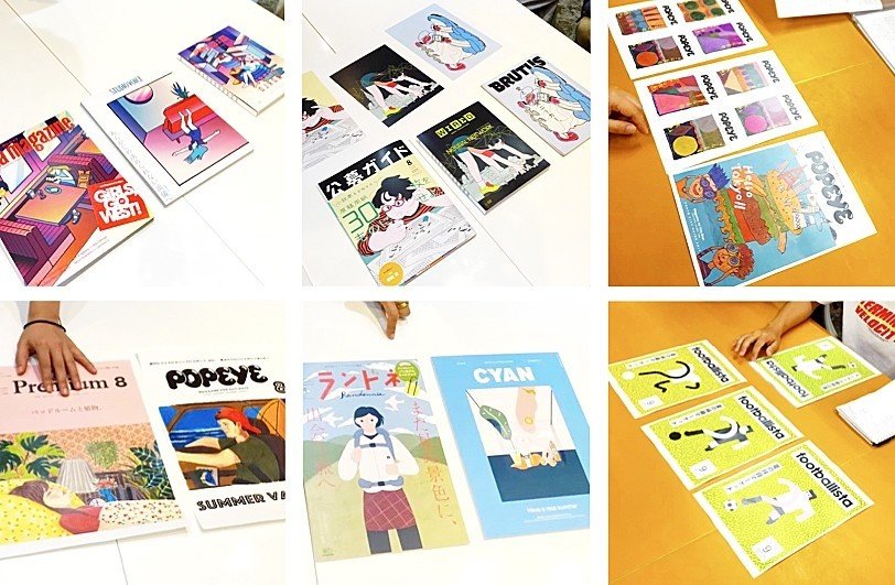 イラスト 資料本 雑誌 雑貨 まとめ売り 雑誌の表紙を飾るイラストレーターになろう」ーーWHITE講義レポートvol