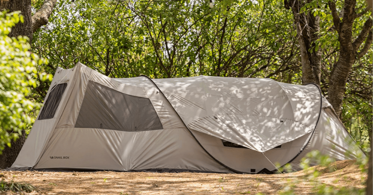 テントバカの新作テント情報(IDOOGEN SNAIL BOX TENT )｜尾上祐一郎