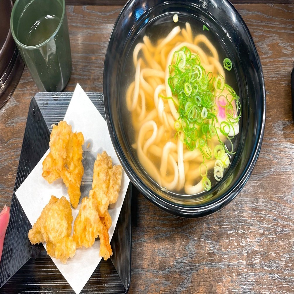 資さんうどん「鶏天うどん」ザクザク衣が上あごを貫く快感！別皿で