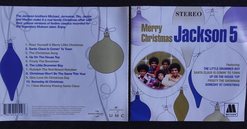 クリスマス音源リスト 19 Jackson 5 Christmas Album The Jackson 5 長老 Note
