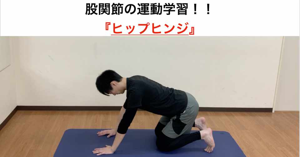 股関節の運動学習 ヒップヒンジ 山本 和真 Pilates札幌 Note