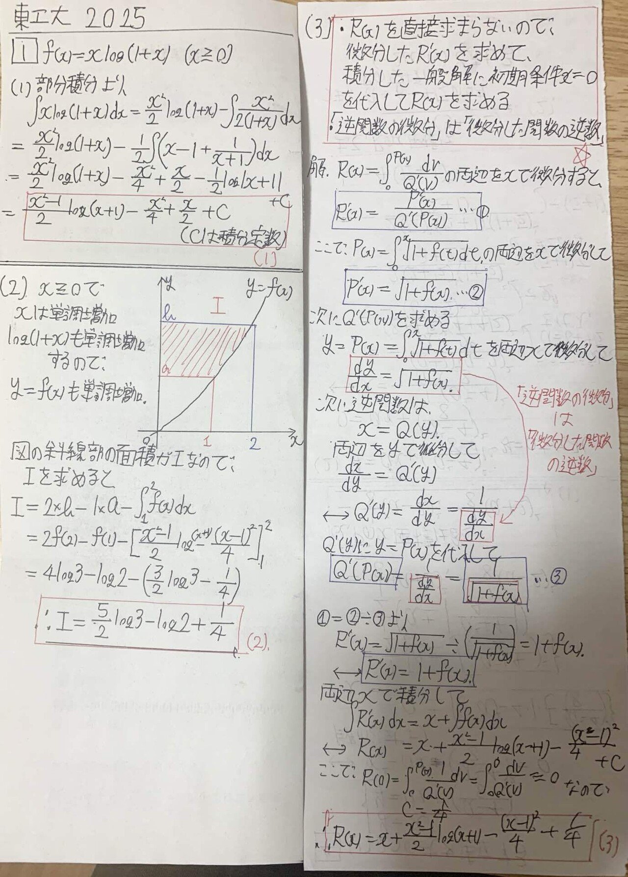 東京工業大学2025年数学（東京科学大学,東工大,東科大,前期