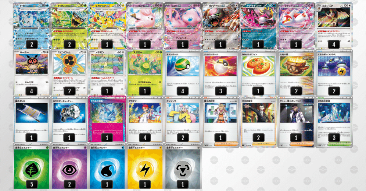 パネライ 希少 デッキリスト】宝石バレット【シティリーグ2025 シーズン3 ポケモンカードゲーム