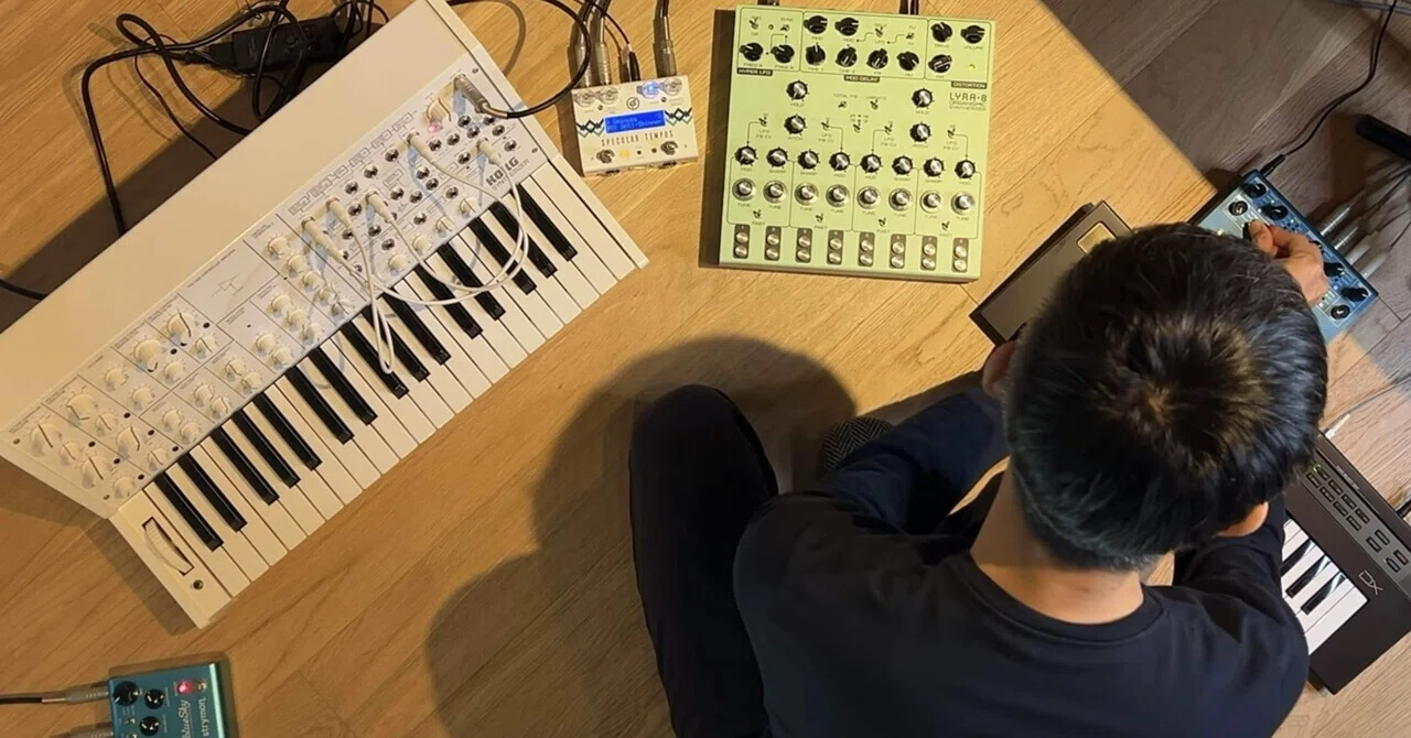 Lyra-8、MS-20、reface DXを使って曲を作る｜atnr