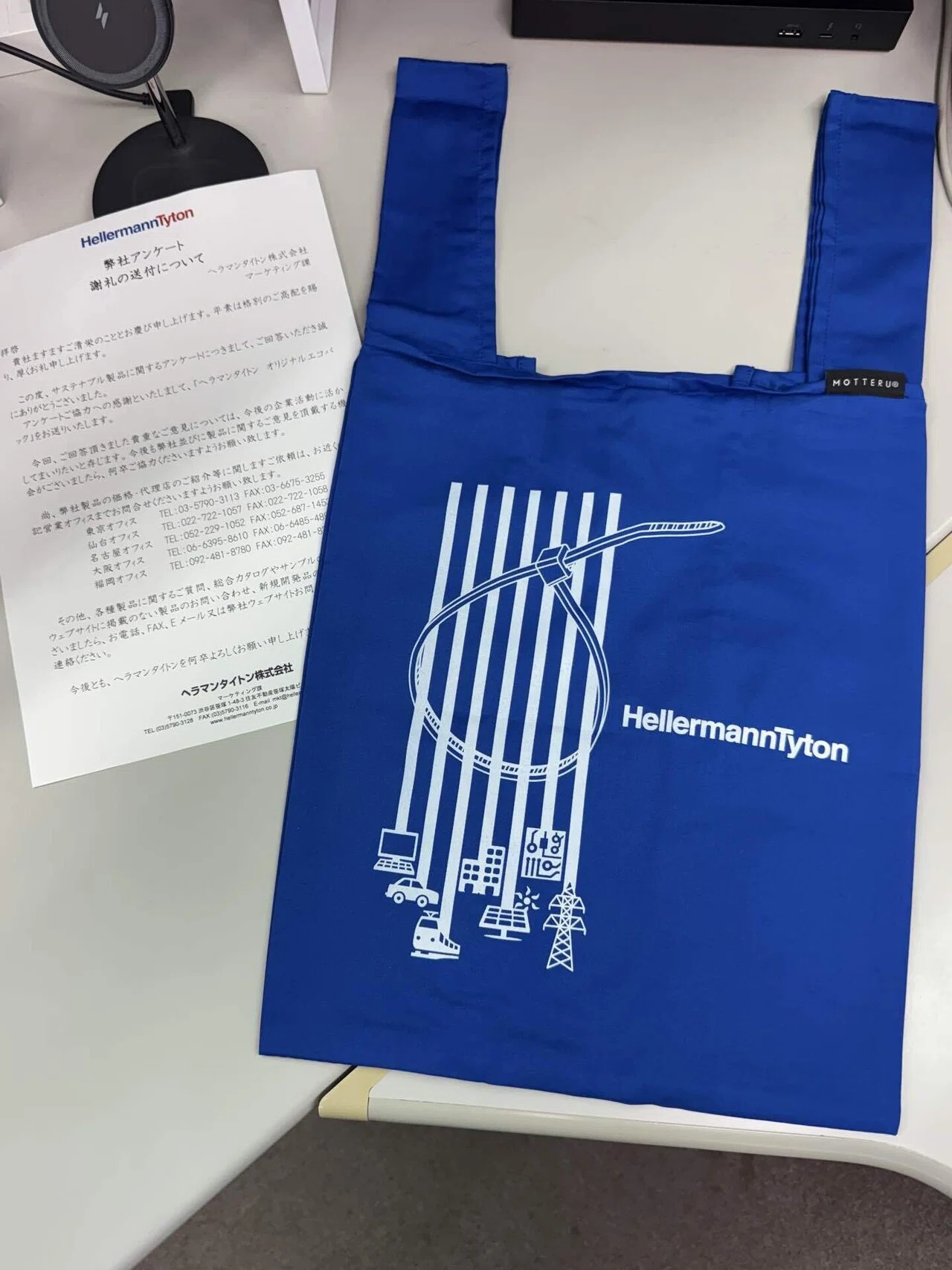 素敵なノベルティのエコバッグを戴きました。｜たなぽな