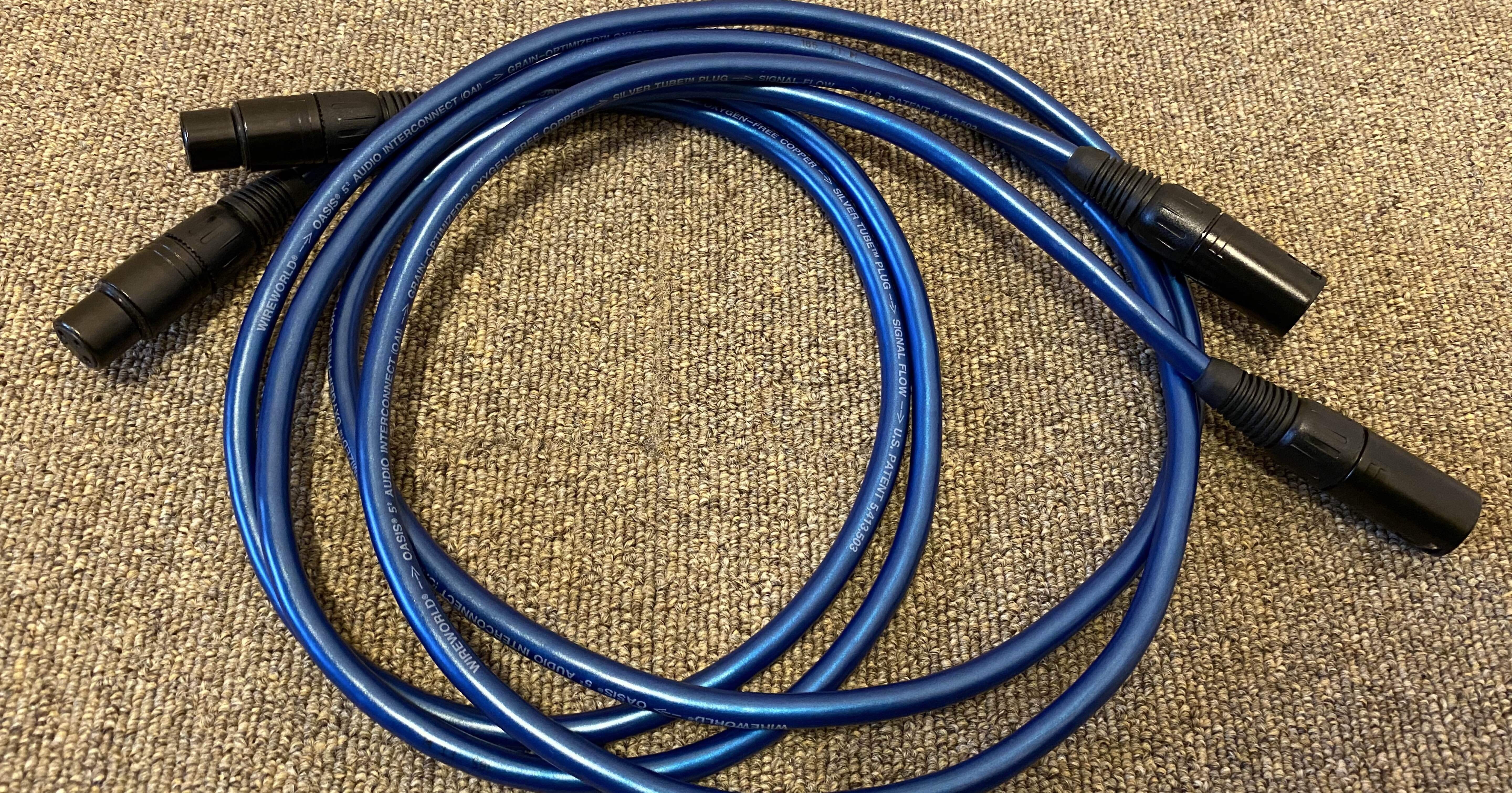 柔らかな取り回しと優しいサウンド！WIREWORLDのXLRケーブル OASIS 5-2