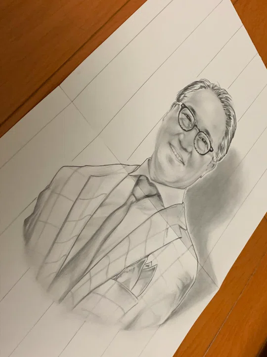 トリックアート 佐野史郎さんの別角度 雷藤たわん トリックアーティスト Note トリックアート 佐野史郎さんの別角度 雷藤たわん トリックアーティスト Note