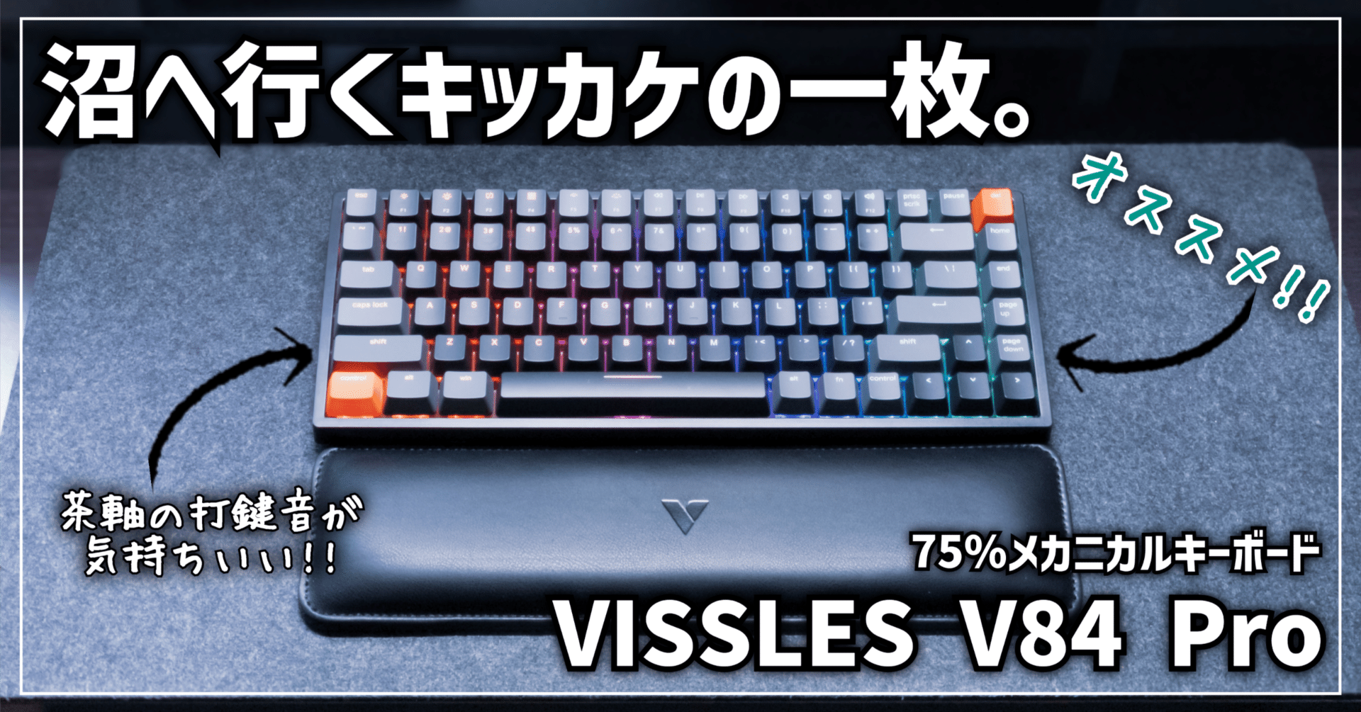 ガジェットレビュー】沼へ行くキッカケの一枚 │ VISSLES V84 Pro
