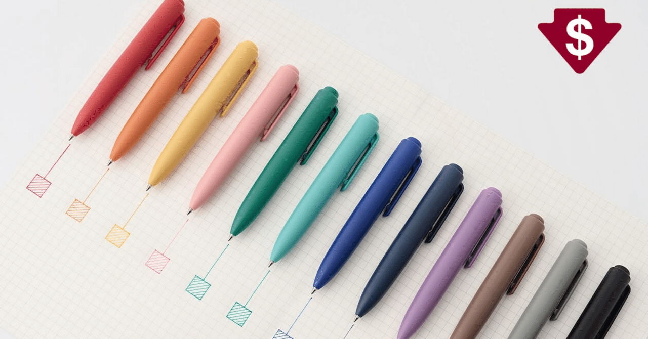 無印良品の海外限定ユニボールワンPみたいなボールペンを買ってみまし