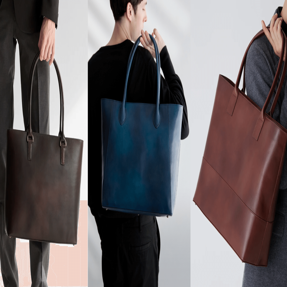 【美品】マザーハウス アンティーク キャリアトートバッグ レザー ダークブラウン Antique Career Tote／アンティーク キャリア トート – マザー