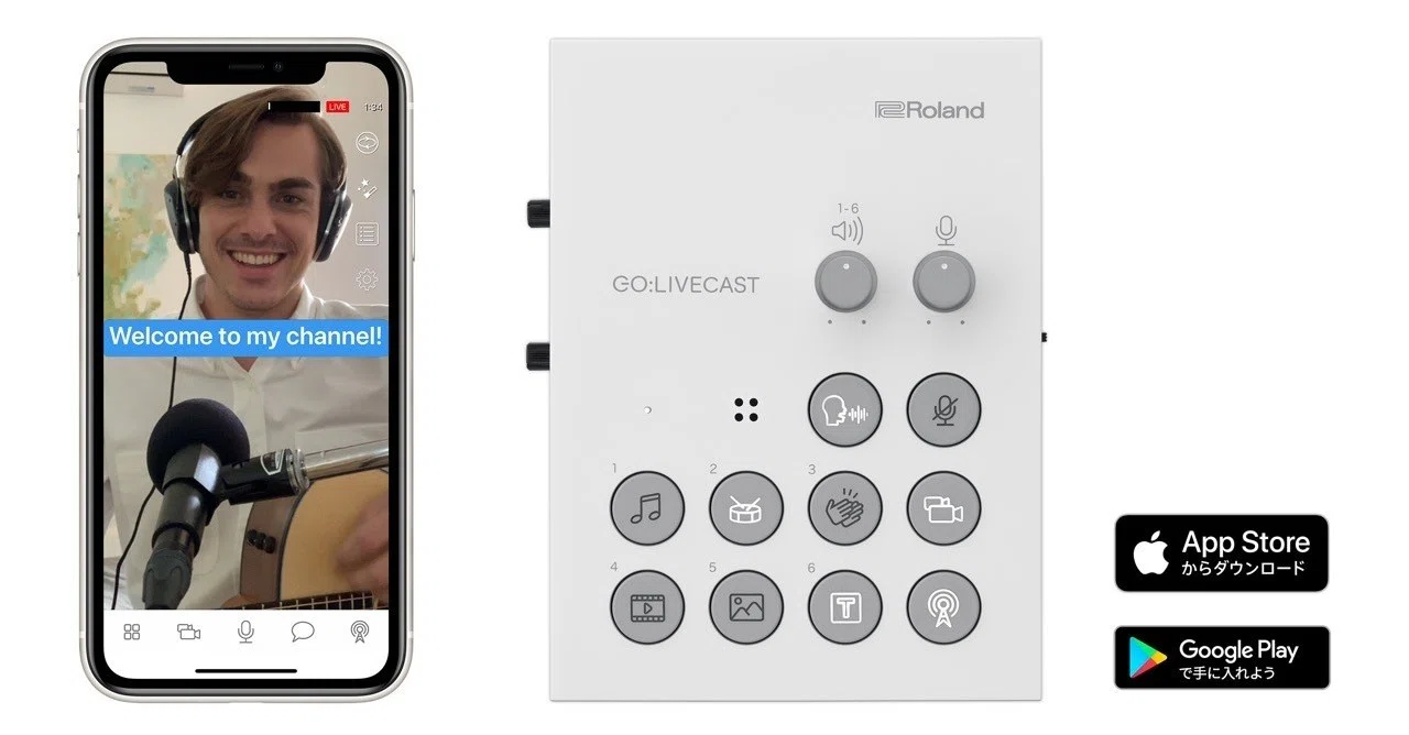 Rolandスマホ用ライブ配信ツールGO:LIVECASTが気になる！｜ノダタケオ