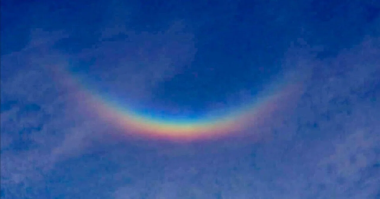 見たことのない空 環天頂アーク｜nishitani