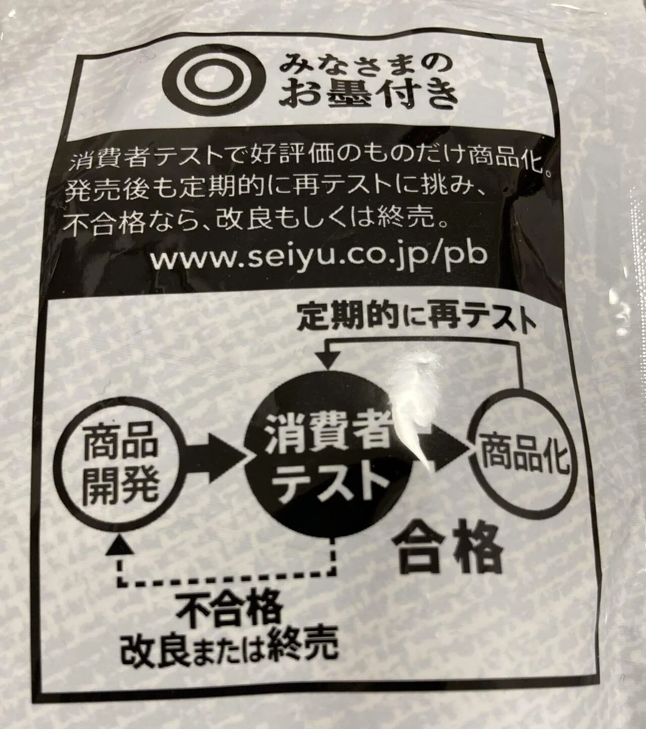 西友のみなさまのお墨付き(PB商品)｜うさねこ sinamiyu様ご確認