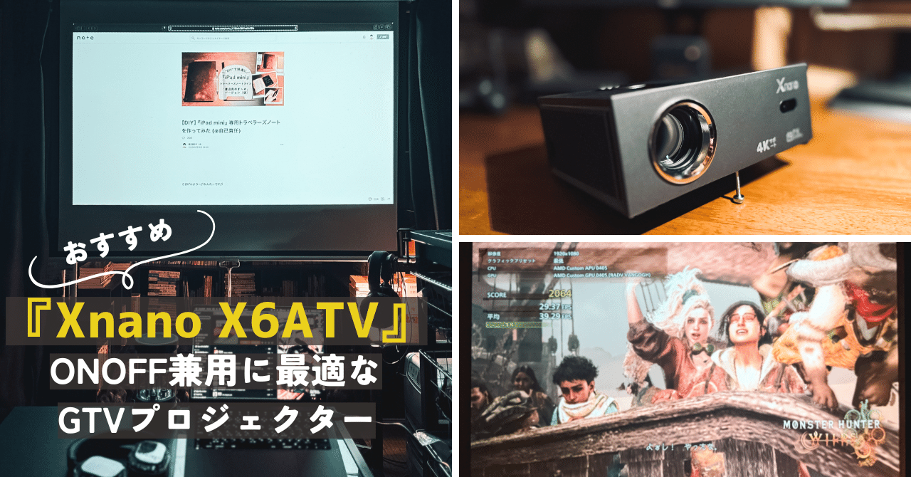 売れ筋がひ！ Xnano ”ハイクオリティなグラフィック”を搭載した X6ATV】 プロジェクター