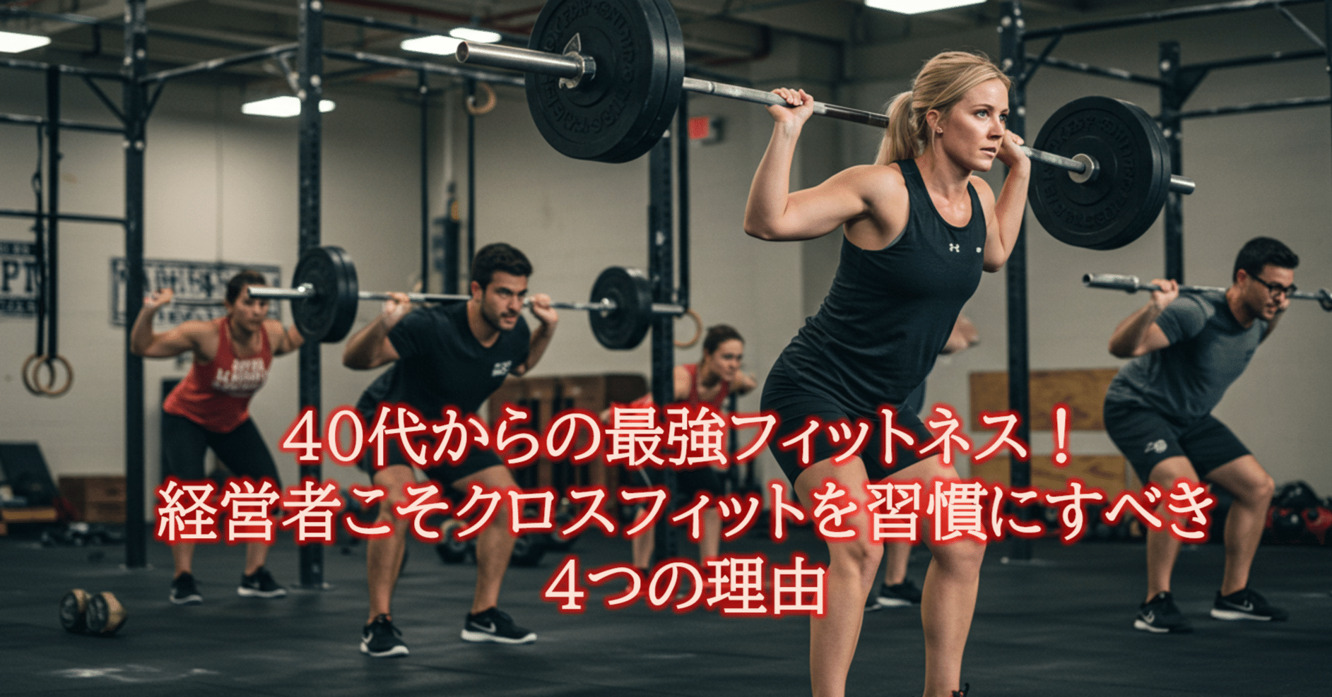 40代からの最強フィットネス！経営者こそクロスフィットを習慣にすべき