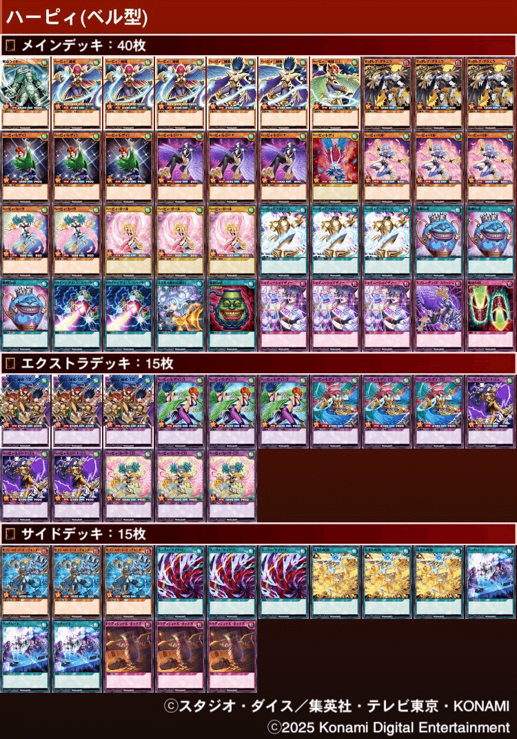 ハーピィ構築比較メモ【ラッシュデュエル】｜しば