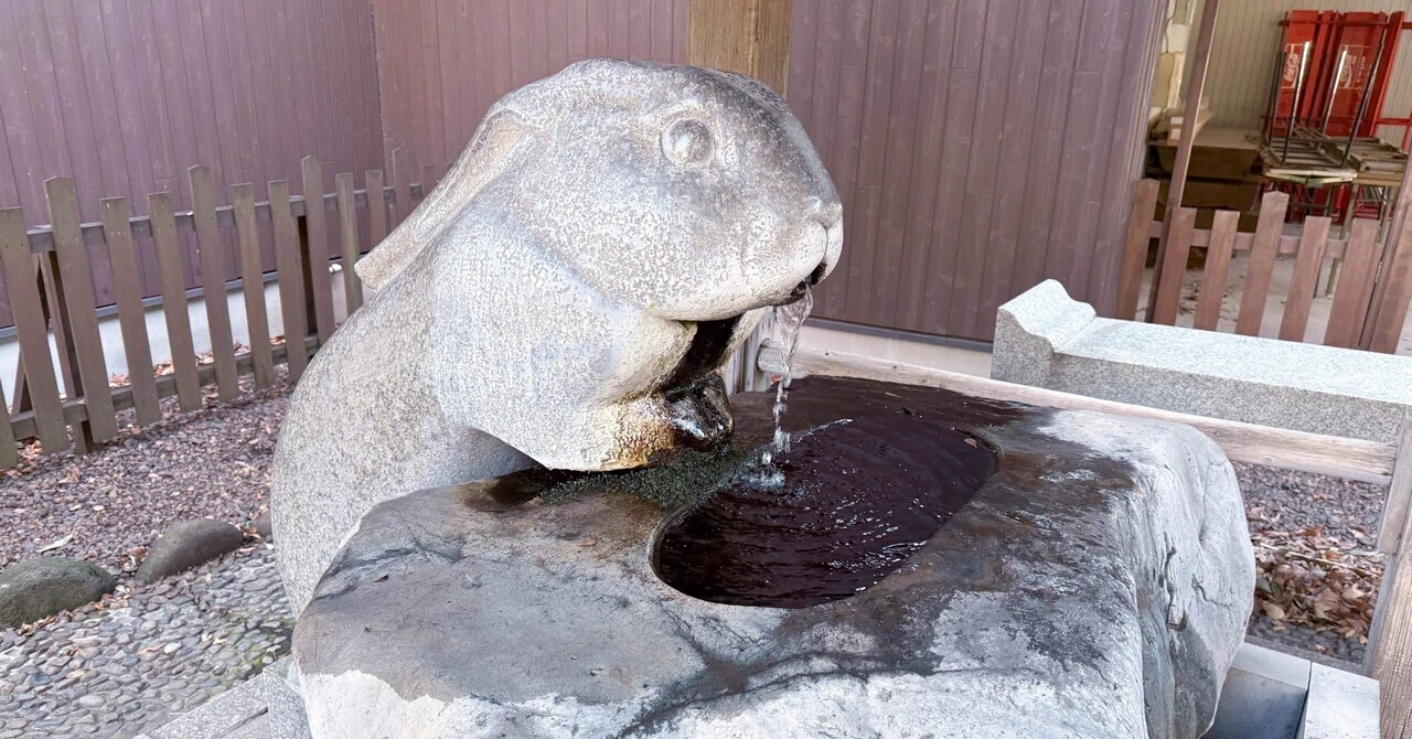 [Saitama, Tsuki Shrine Part 1] No Torii Gate!? Rabbits as Guardian Dogs ...