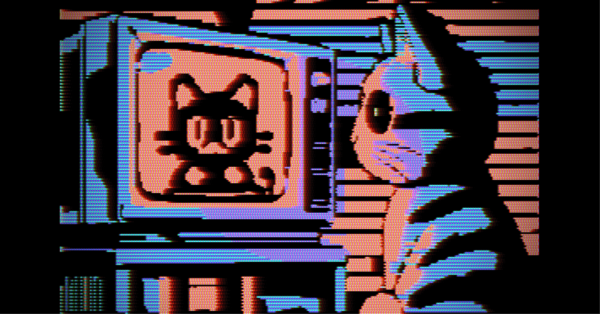 レトロゲーム(MSX/ファミコン他)のドット絵作品を公開する際にCRT効果