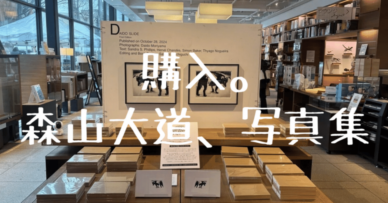 森山大道 写真集『DAIDO SLIDE』ゲットできた