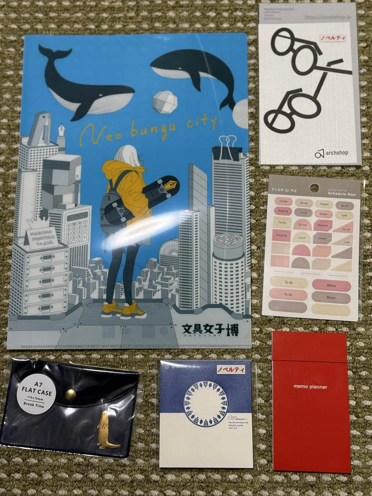 Iwako 文豪女子 Winter 2025 フル消しゴムセット＋ノベルティ付き 文具女子博2025 in 大阪 買ったもの公開！｜gonanago