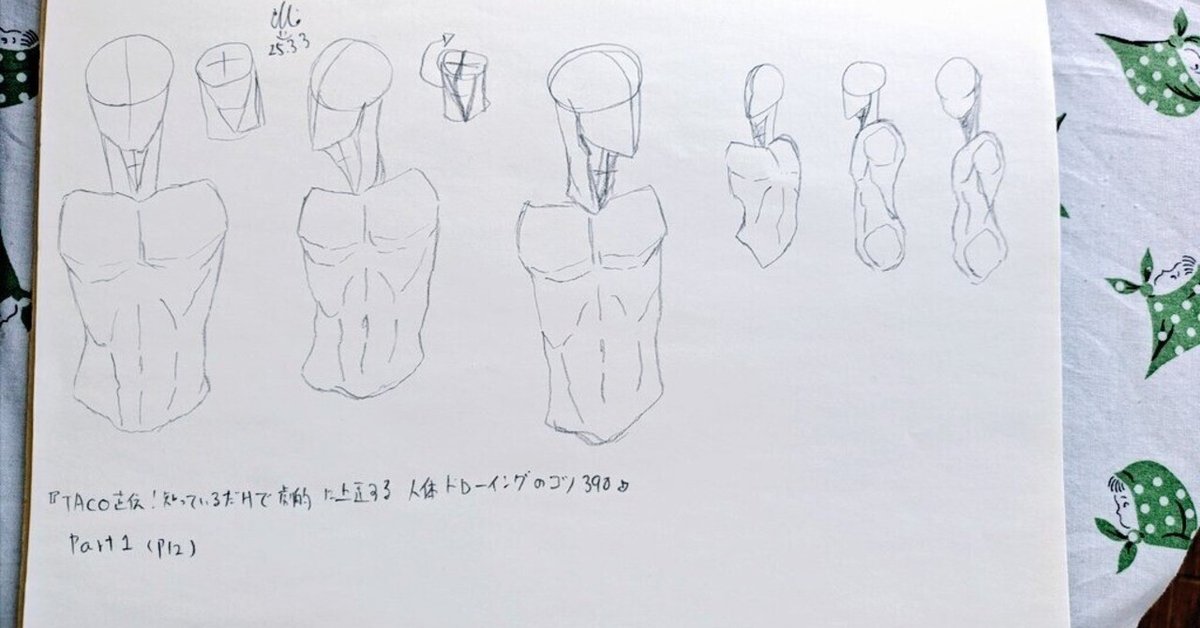 模写日記「人体ドローイングのコツ390」3/3〜9｜MEGANE