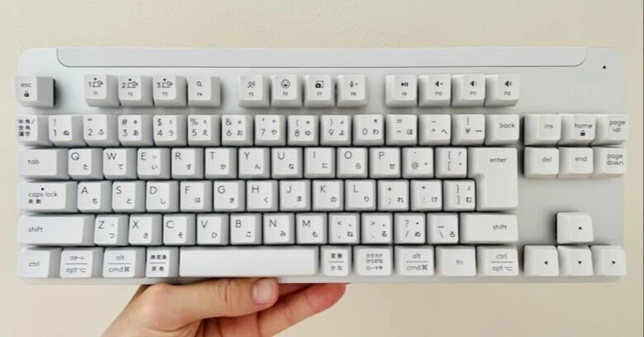 Logicool K855 レビュー。打鍵感スコスコ。使いやすく、コンパクト
