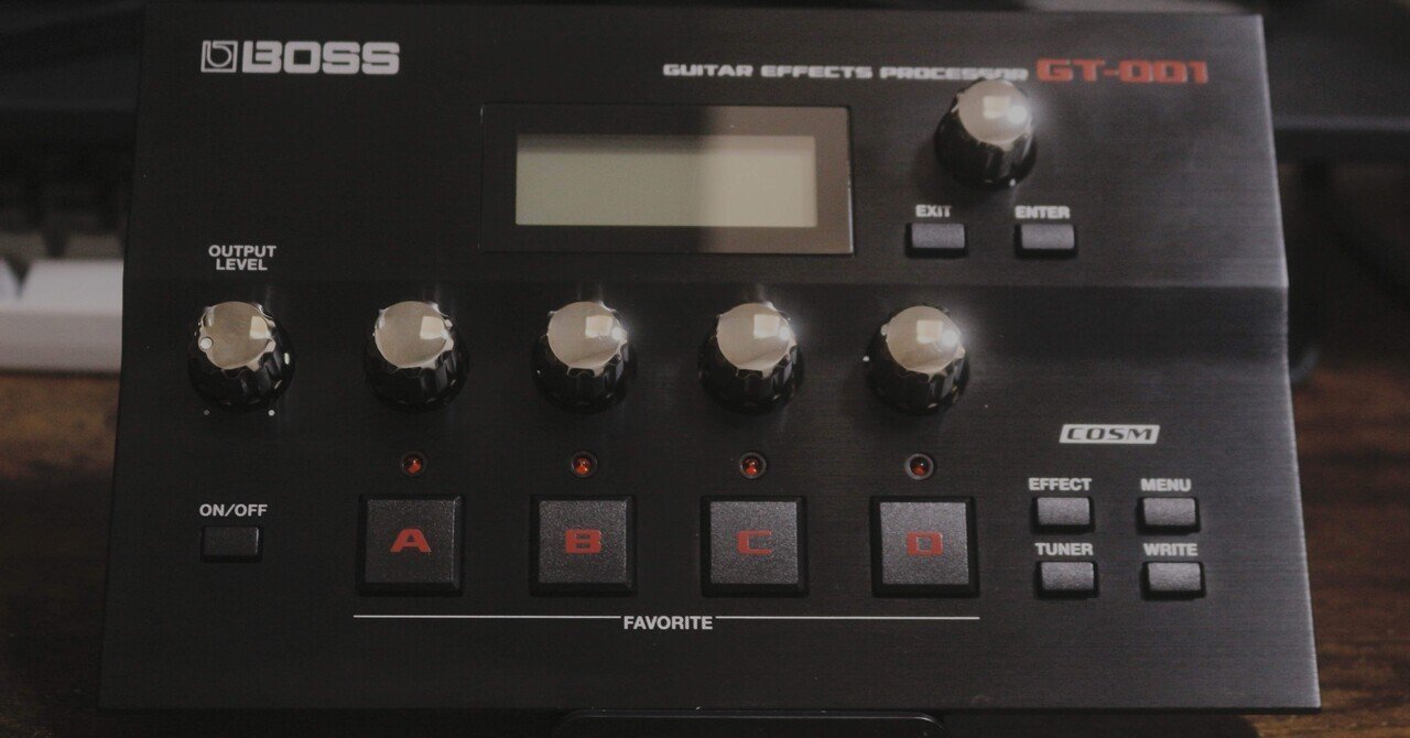 BOSS GT-001の故障を直したよというお話｜Tやま