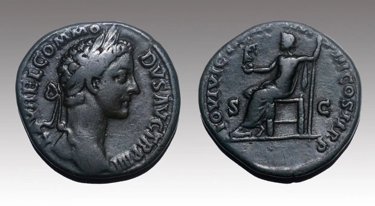 古代ローマ帝国　小ファウスティナ妃　セステルティウス銅貨 古代ローマ帝国 小ファウスティナ妃 セステルティウス銅貨 古代