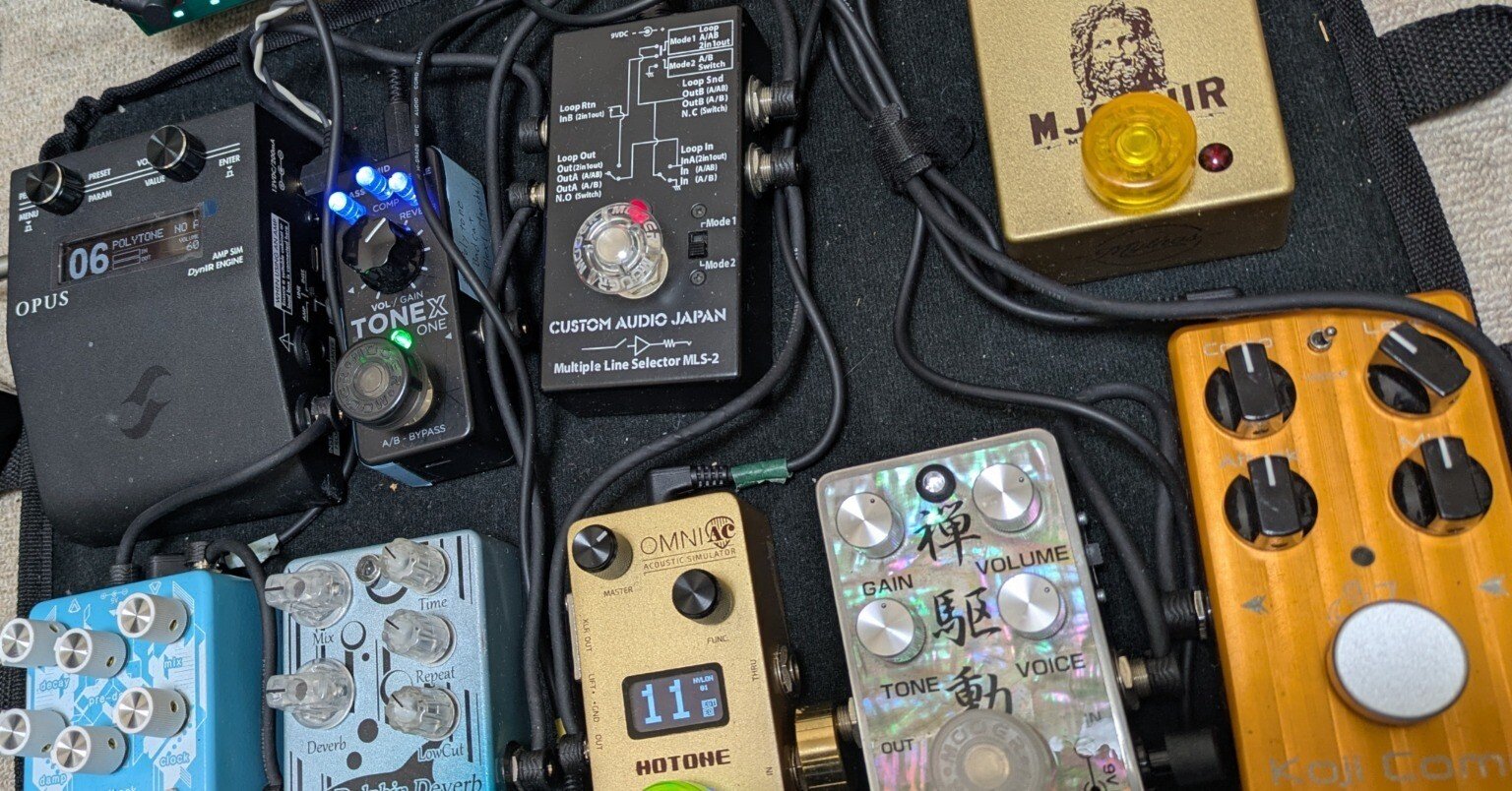 エフェクターボード実践編（2025/03/02）｜桝田 悠(Masuda Hisashi)