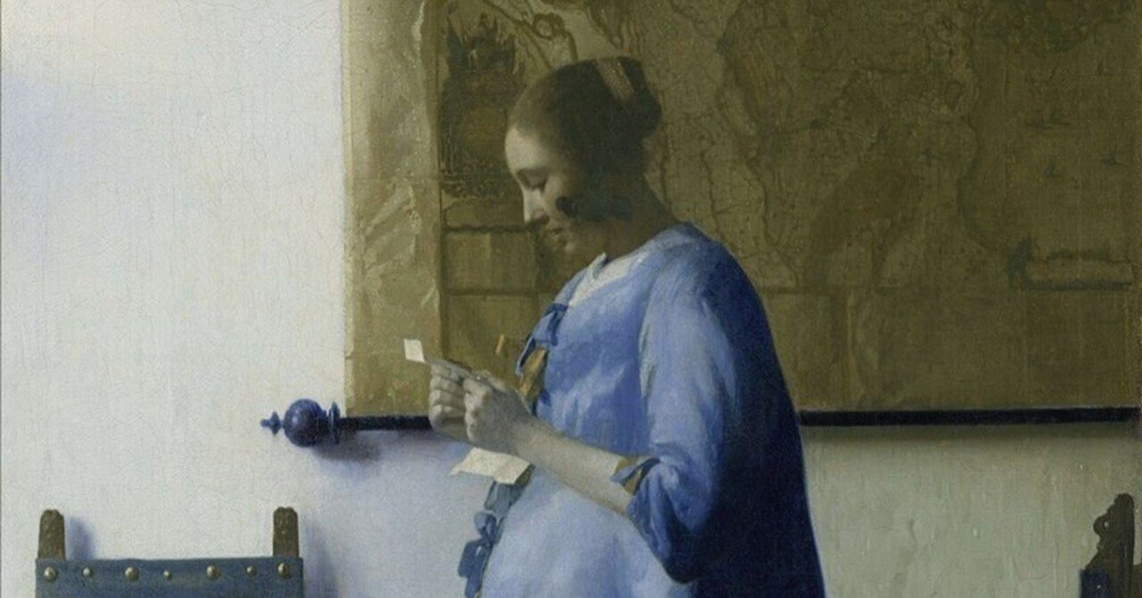 創作】フェルメールの絵画指南書【幻影堂書店にて】｜ミック@アート