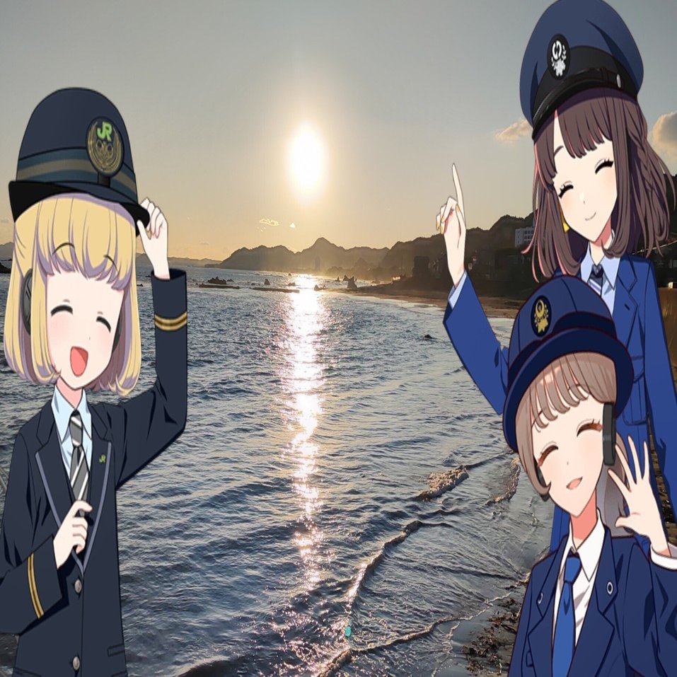 駅メモ攻略】なより・さとみ・なのかと行く♪房総半島の風光明媚