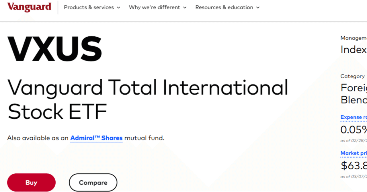 銘柄研究④VXUS|red