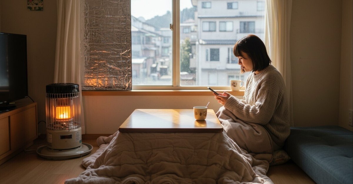 エアコン以外で部屋を暖める｜賃貸でも使える暖房器具と節約術｜一人暮らしスキル note