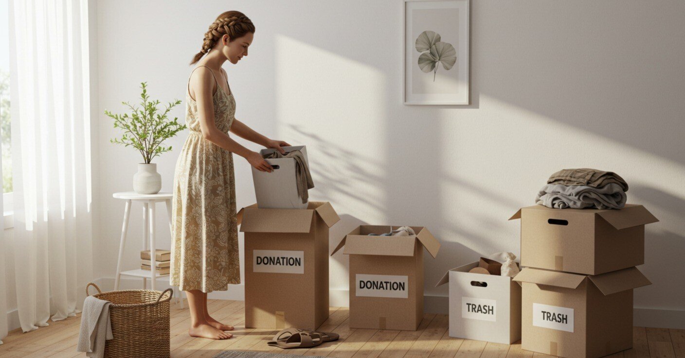 断捨離は何から始める？】私がスムーズに片付けを続けられたステップと