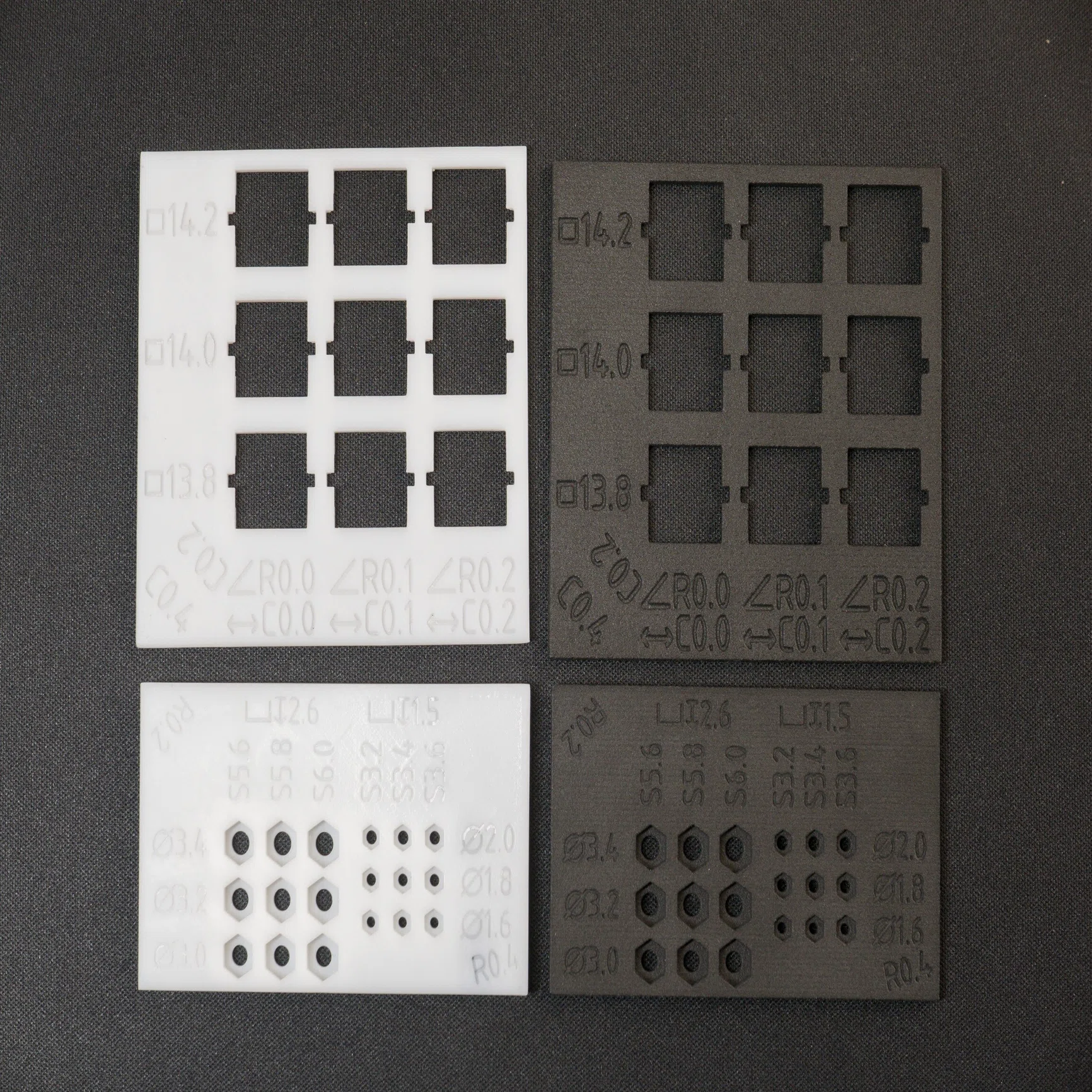 JLCPCB 3Dプリントでネジやキースイッチの寸法確認用部品を注文しま 