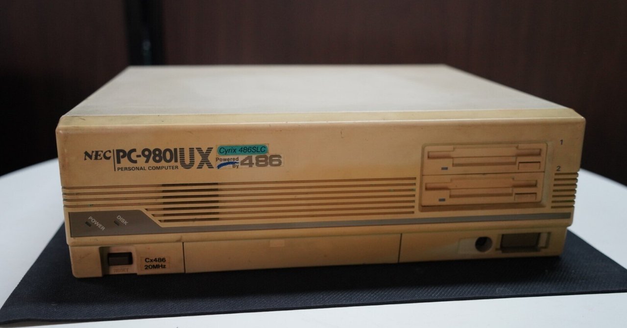 PC-9801UX21 - 3.5インチドライブを使いたくて|kzn PC-9801UX21 - 3.5インチドライブを使いたくて|kzn