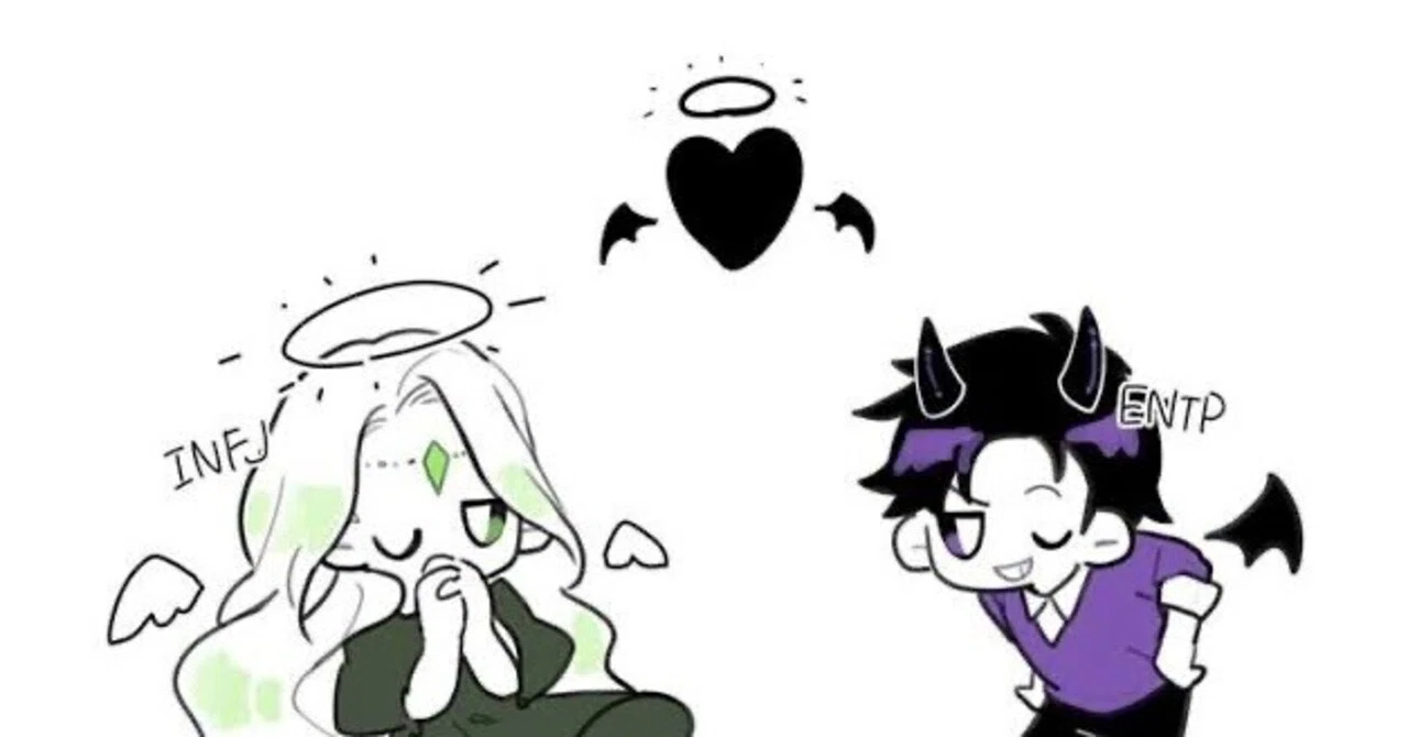 天使と悪魔？〜infj × entp〜｜haku