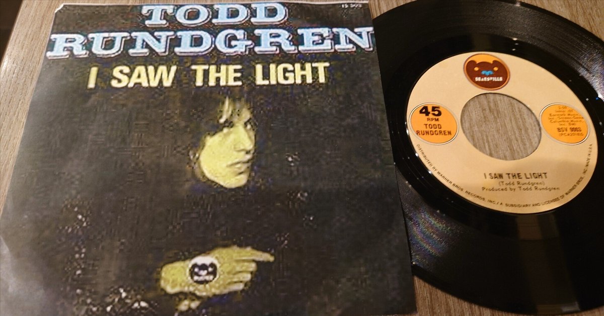 7インチ盤専門店雑記921「I Saw The Light」｜ginger.tokyoの