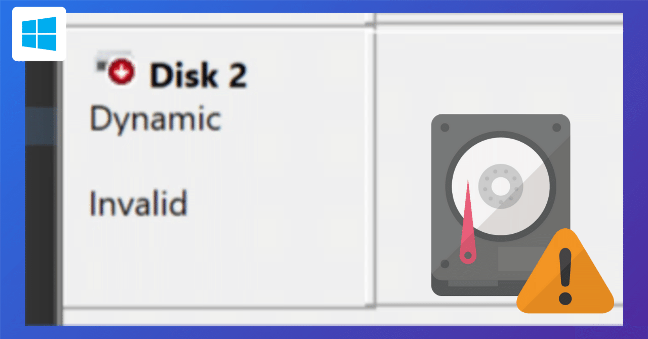 ディスク管理で「無効」と表示されて開けないHDDを無料ソフト