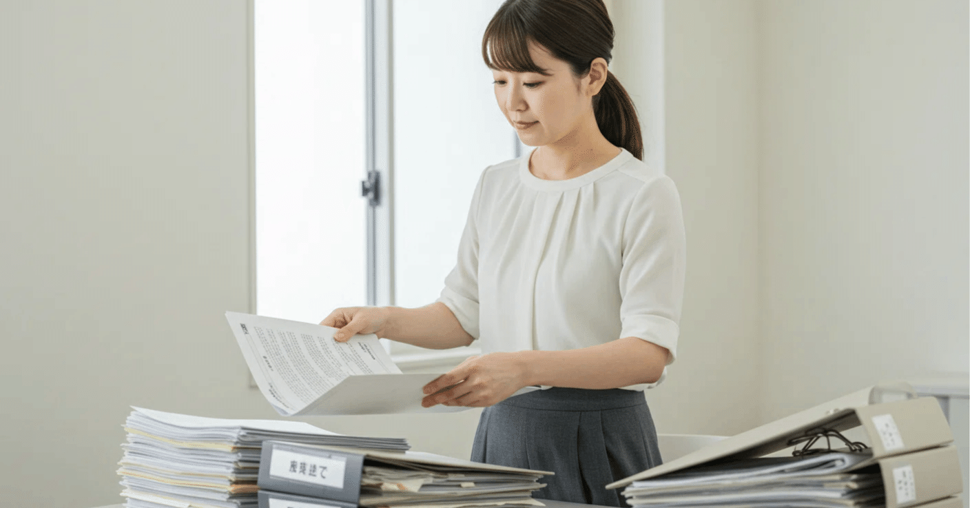 保存版】「書類の断捨離」具体的なやり方｜えみこ＠片付け習慣で人生ゆるUP