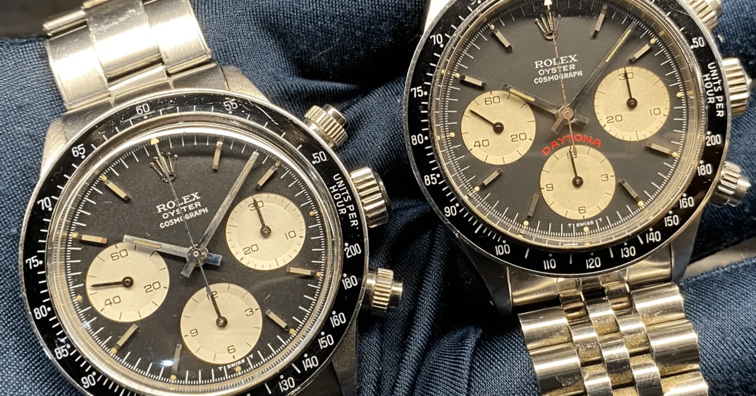 希少 手巻きオイスター MK1 ブラックダイヤル ロレックス デイトナ