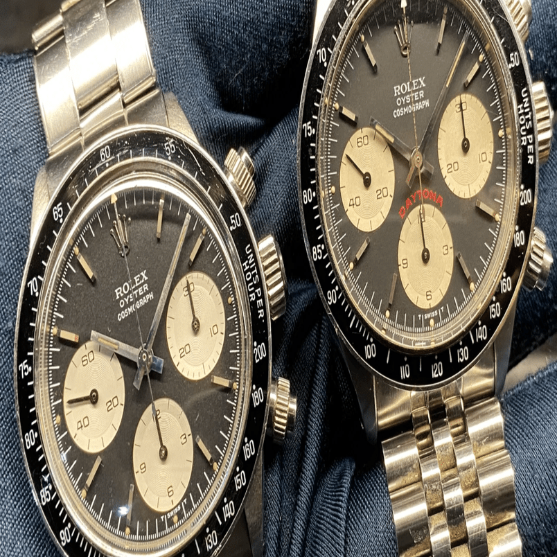 希少 手巻きオイスター MK1 ブラックダイヤル ロレックス デイトナ