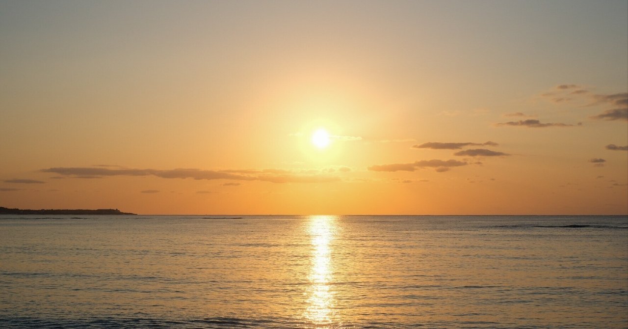 最近の夕陽の写真｜毎日note/珈琲とFUJIFILMと沖縄【高井司】