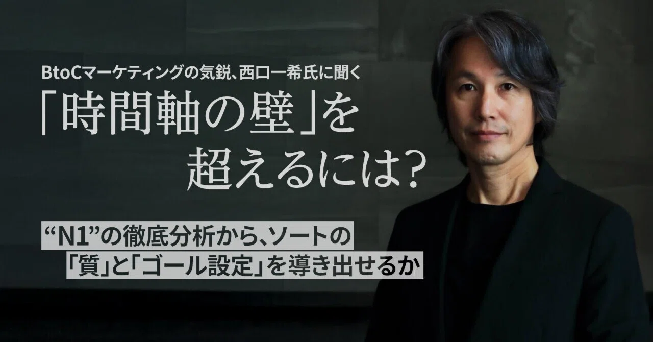 時間軸の壁」を超えるには？ “N1”の徹底分析から、ソートの「質」と